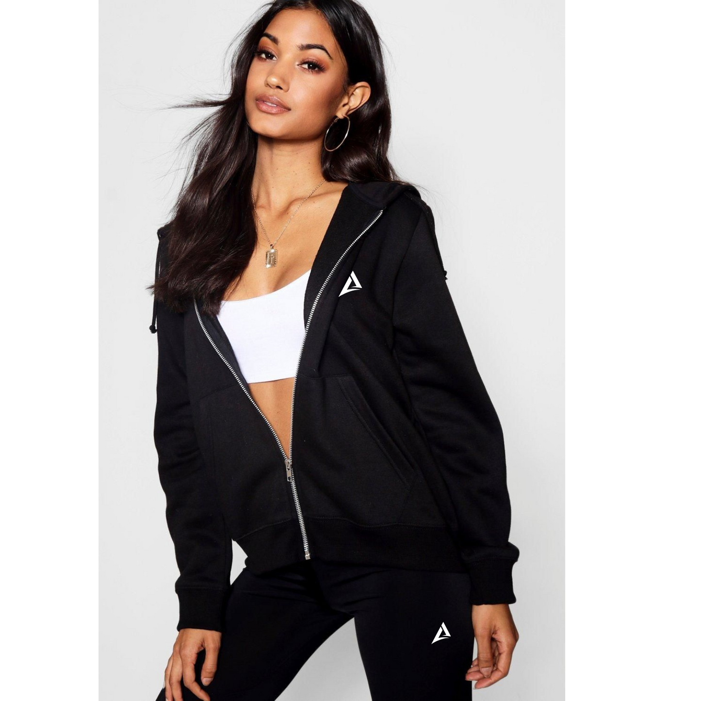 AURA Stealth Zip Hoodie